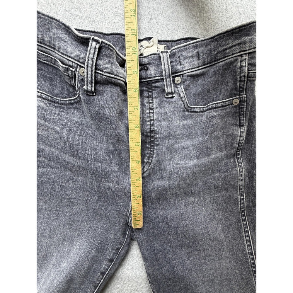 Madewell 10 High Rise Skinny Crop Jeans Womens 28 Gray Charcoal Wash Denim - Picture 4 of 10
